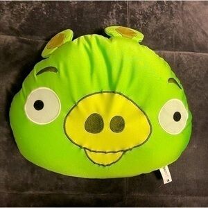 Angry Birds Green Pig 12" x 10” Plush Microbead Bean Bag Pillow